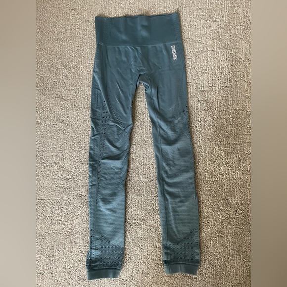 Blue gymshark leggings - Picture 2 of 2